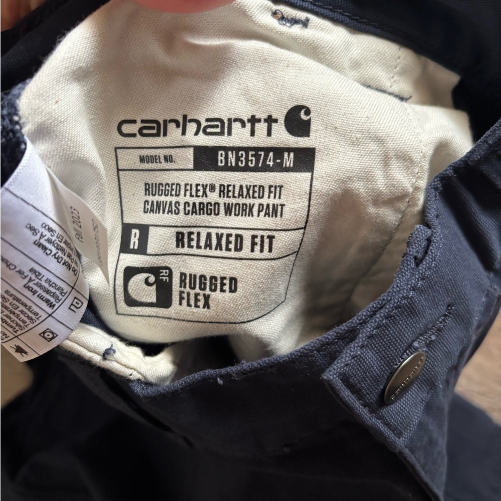 NWT Carhartt Rugged Flex Relaxed Fit Canvas Cargo Work Pant - Picture 6 of 8